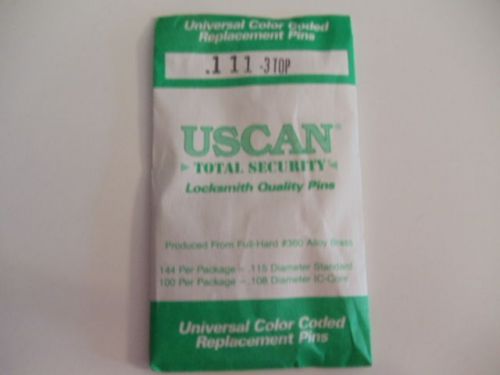 Uscan Locksmith Quality Pins .111 -3Top  Qty 1