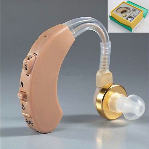 Hot Tone Hearing Aids Aid Behind The Ear Sound Amplifier Sound Adjustable Kit ER