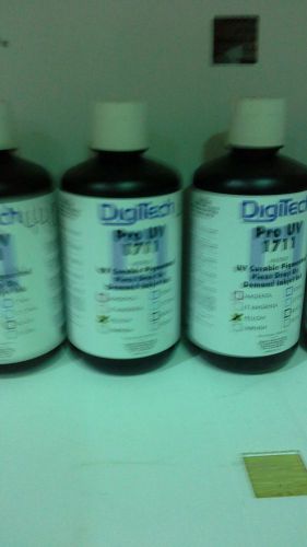 DigiTech Pro UV 1711-Y (Yellow) UV Curable Inks (4x1 litre)