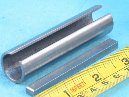 15mm x 3/4&#034; x 3&#034; shaft adapter pulley bore reducer sleeve bushing sheave &amp; key for sale