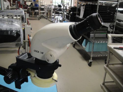 LEICA S4E STEREO ZOOM MICROSCOPE WITH 10/23 LEICA LENS, .5/WD 200MM OBJECTIVES