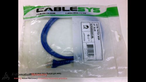 CABLESYS GCP08SS903-BL ETHERNET CABLE, 3FT, CAT5E PATCH CABLE,, NEW