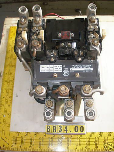CONTACTOR / MOTOR STARTER W/OVER LOADS RELAY (BR 34.00)