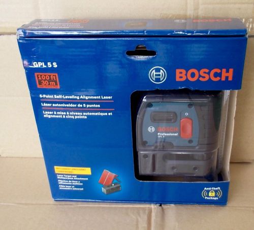 BOSCH Professional GPL 5 S 5-Point Self-Leveling Alignment Laser NEW !