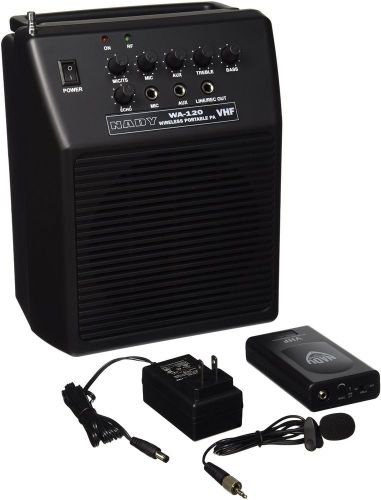 Nady wa-120lt/d portable wireless public address system with lavaliere mic for sale