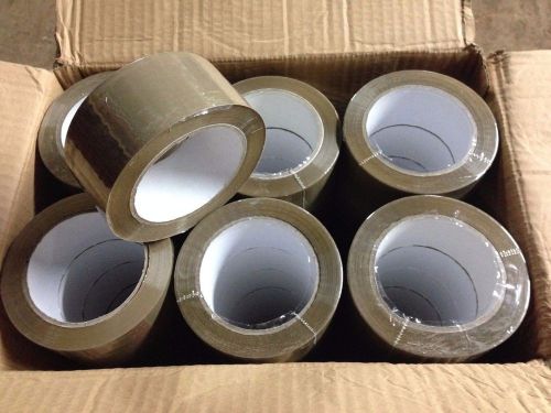 36 rolls sealing packing packaging shipping tape 2&#034; x110 yards 330&#039; brown for sale
