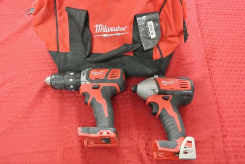 18v Milwaukee 2607-20 Hammer drill and 2650-20 Impact No batteries/Chargers