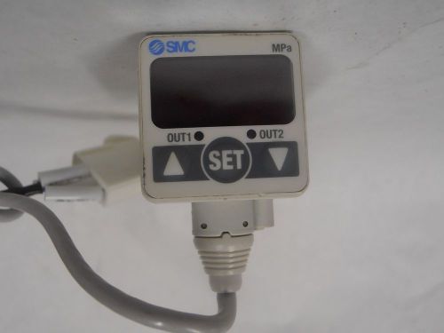 SMC Digital Pressure Sensor ISE50-02-22L-M With 316 Stainless Fujikin Fittings