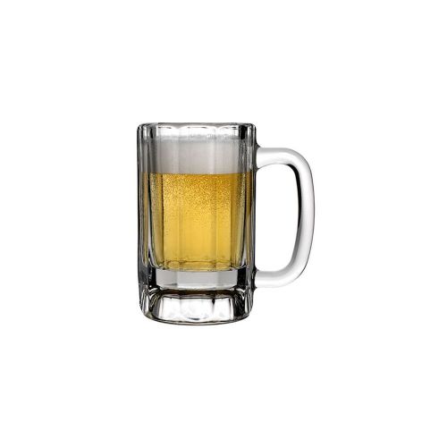 Anchor Hocking 90132 Glass 10 Oz. Paneled Mug - 24 / CS