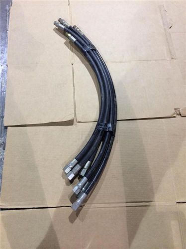 Parker pneumatic &amp; hydraulic heavy duty whip hose &amp; fittings paraflex 550h-8 for sale