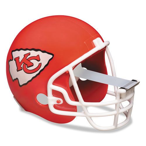 Nfl helmet tape dispenser, kansas city chiefs, plus 1 roll tape 3/4&#034; x 350&#034; for sale