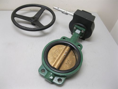 6&#034; jenkins ci wafer-style 2222el butterfly valve new p17 (1942) for sale