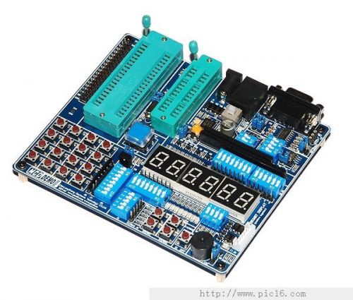 Pic development learning board kit + 16*2 lcd + 16f877a for sale