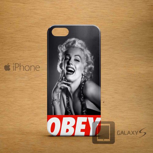 Hm9MarilynMonro-ObeyStyle Apple Samsung HTC 3DPlastic Case Cover
