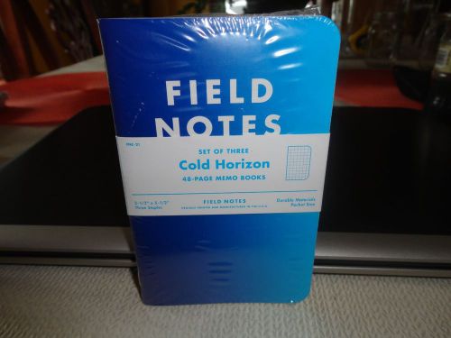 FIELD NOTES  COLD HORIZON SET OF 3  SEALED AND BRAND NEW