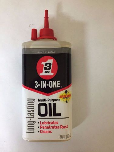 3-in-one long lasting multi purpose oil w/ marksman spout ~ new 3oz bottle for sale