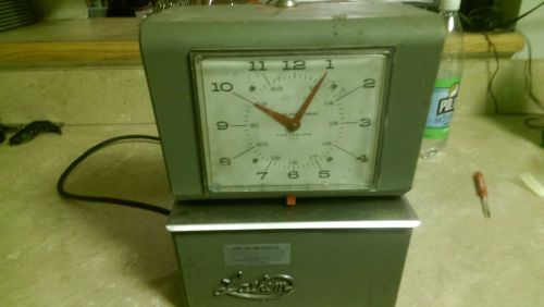 Vintage Latham Time Clock RARE!