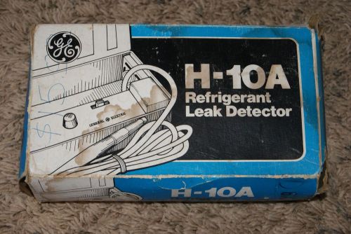 GE Type H-10A  Halogen Leak Detector Used 120 V 50/60 Hz 20 Watts Made In USA