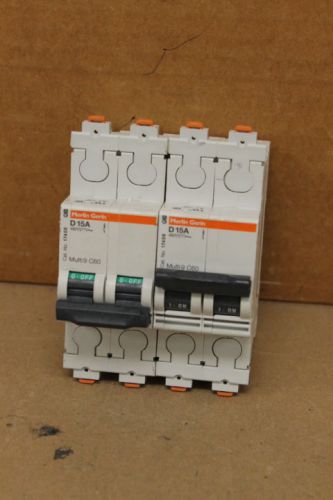 MERLIN GERIN (LOT OF 2) D15 MULTI 9 C60 BREAKERS 17456