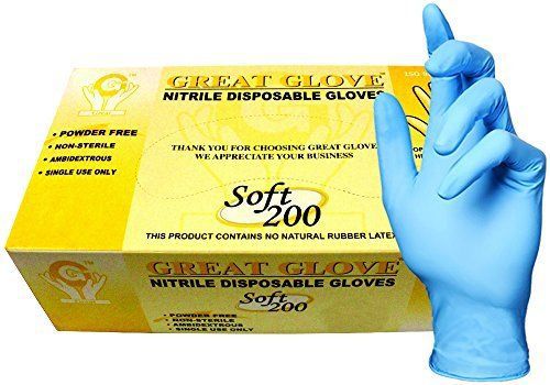 GREAT GLOVE S2NM50000-XS-BX Soft Nitrile Powder-Free 4-4.5 mil General Purpose G