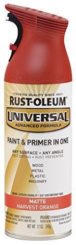 Rust-oleum 282814 universal all surface spray paint  12-ounce  harvest orange for sale