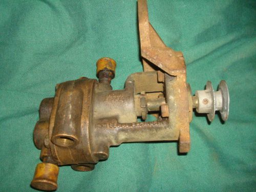 SHERWOOD BRASS BELT DRIVE MARINE GEAR WATER PUMP HIT MISS ENGINE 3/8&#034; NPT