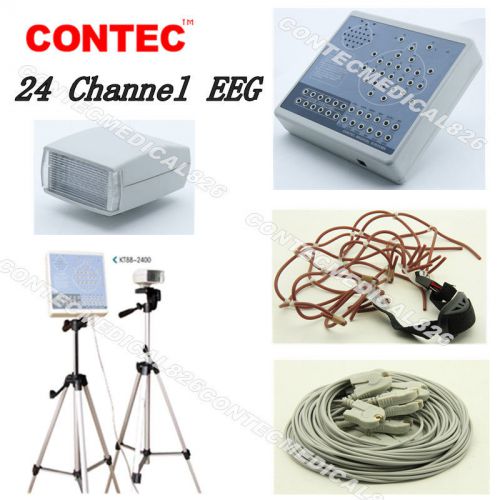CE 24 Channel Digital EEG Mapping Brian Activity Systems kt88-2400 EEG Machine