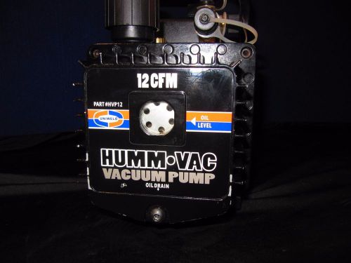 Uniweld hvp12 humm-vac 12 cfm vacuum pump for sale