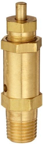 Kingston 125ss series brass safety valve, 105 psi set pressure, 1/4&#034; npt male for sale