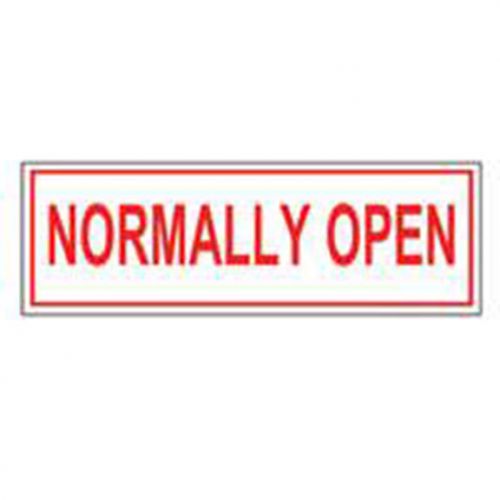 Normally Open Sign 6 x 2 TFI (50-10-294)