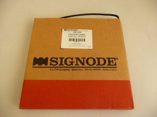Lot of 5 Signode Black Plastic Strapping 7/16&#034; 200ft HD723B Part NO: 2X1677G