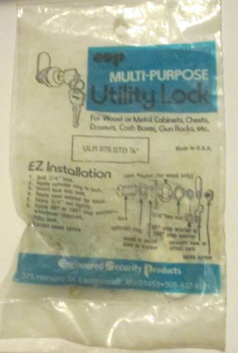 ESP - 7/8” Multi-Purpose Utility Lock for 3/4&#034; Hole - ULR 875 - NEW
