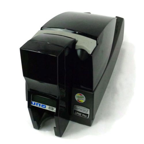 DataCard CP60 Plus Color Duplex ID Card Thermal Printer *NO Power Supply