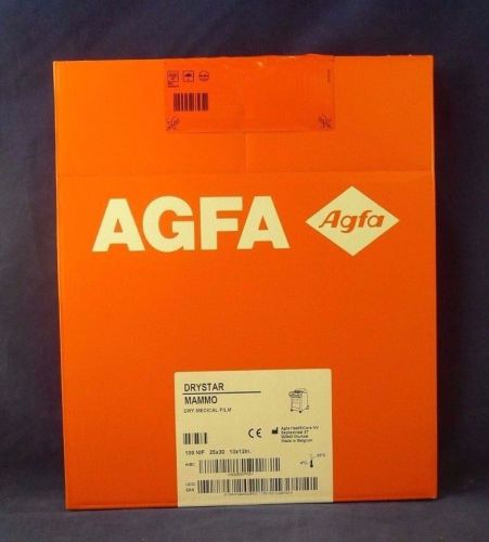 Agfa Drystar MAMMO Dry Medical Film 25 x 30 10 x 12 100 NIF Sheets