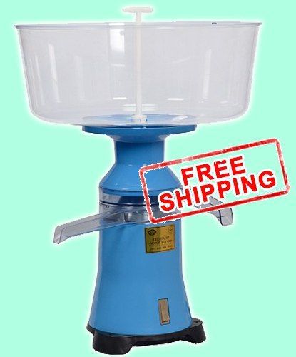 NEW Milk cream electric centrifugal separator Plastic 100L/h English Manual