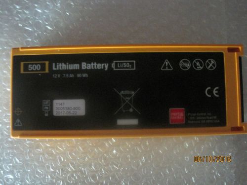 NEW  LIFEPAK 500 NON-RECHARGEABLE BATTERY NEW lot 1147
