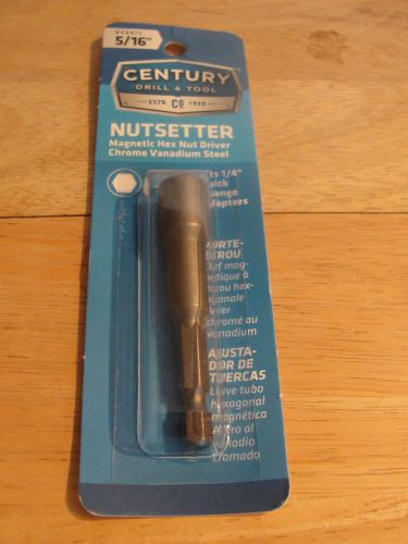 Century Drill and Tool 68875 Magnetic Hex Nutsetter, 5/16-Inch