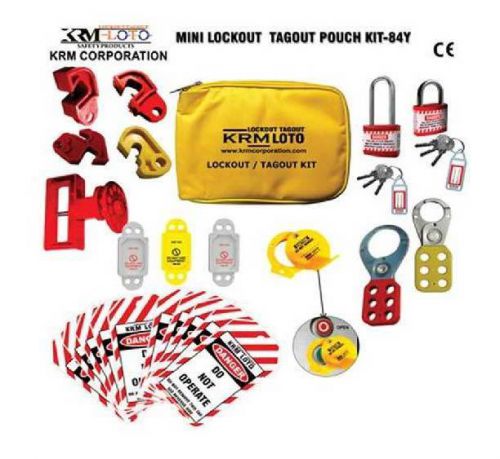 Mini lockout tagout pouch kit- 84 y for sale