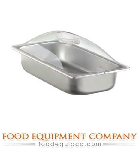 Cadco SPL-3P 1/3 sz. Steam Pan with Clear Lid