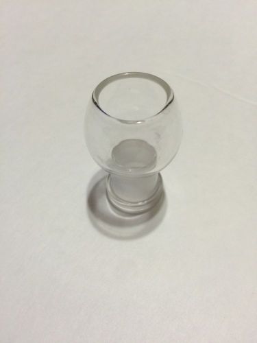 14mm Female - Clear Glass On Glass Dome Slide - Incense Burner