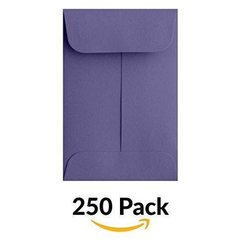 #1 Coin Envelopes (2 1/4 x 3 1/2) - Wisteria Purple (250 Qty.)