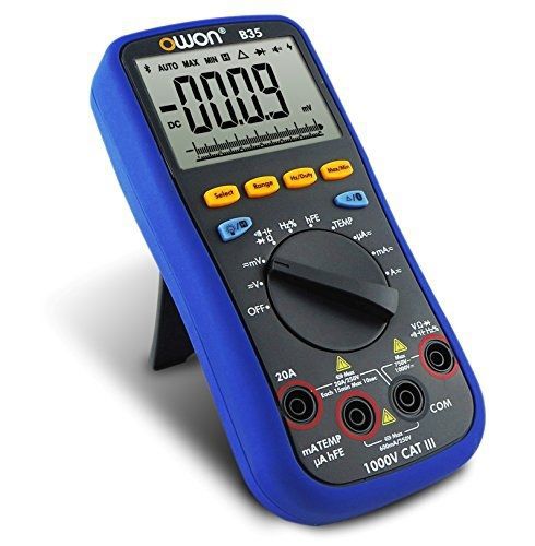 OWON Digital Multimeter with Temperature Meter, Bluetooth Interface Owon B35T