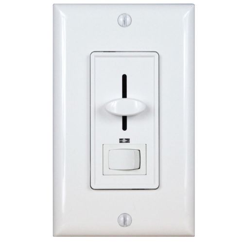 Enerlites 50321 3-Way Decorator Light Controller White Dimmer Switch LED In-Wall