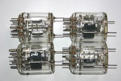 N23 marked 1P33S rare double beam tetrode tubes NOS 4pcs. 1967