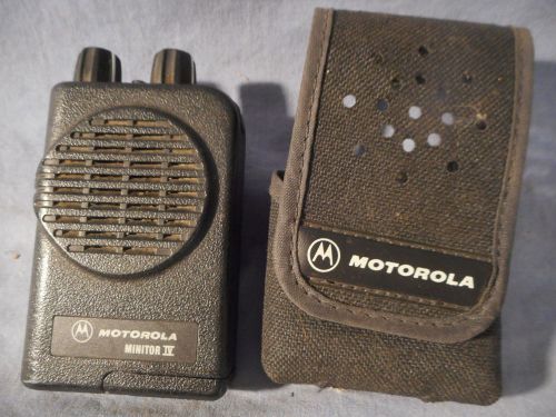 GENUINE MOTOROLA MINITOR IV VOICE PAGER used tested estate find W/ new Duracell