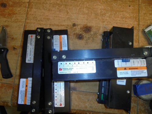 Federal Signal light control boxes SPS4-NFPA 4 pieces NOS
