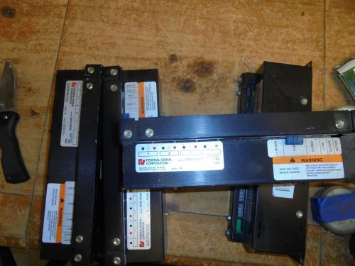 Federal Signal light control boxes SPS4-NFPA 4 pieces NOS