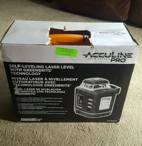 Acculine Pro 40-6543 Laser Level