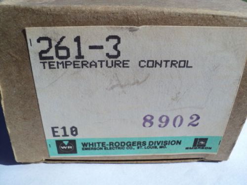 WHITE RODGERS EMERSON 261-3 TEMPERATURE CONTROL Adjustable Thermostat 55-103F