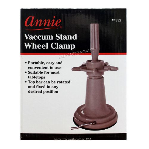 ANNIE Vaccum Stand Wheel Clamp Hair Salon Mannequin Head Wig Holder - 4832